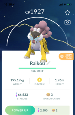 Raikou Trade - Pokemon GO Trade