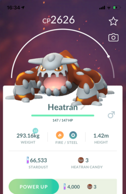 Heatran Trade - Pokemon GO Trade