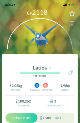 Latios - Pokemon GO Trade