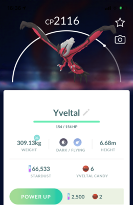 Yveltal Trade - Pokemon GO Trade
