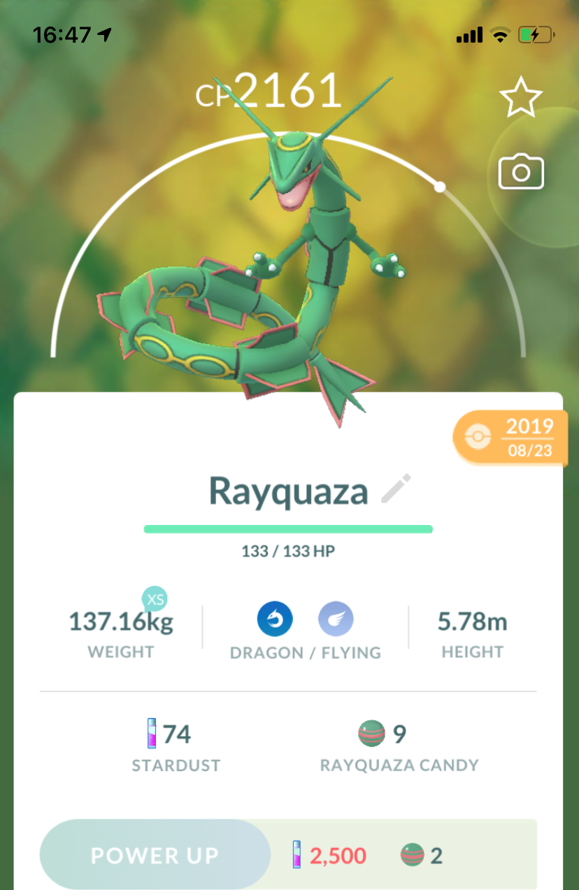 Rayquaza - Pokemon GO Trade