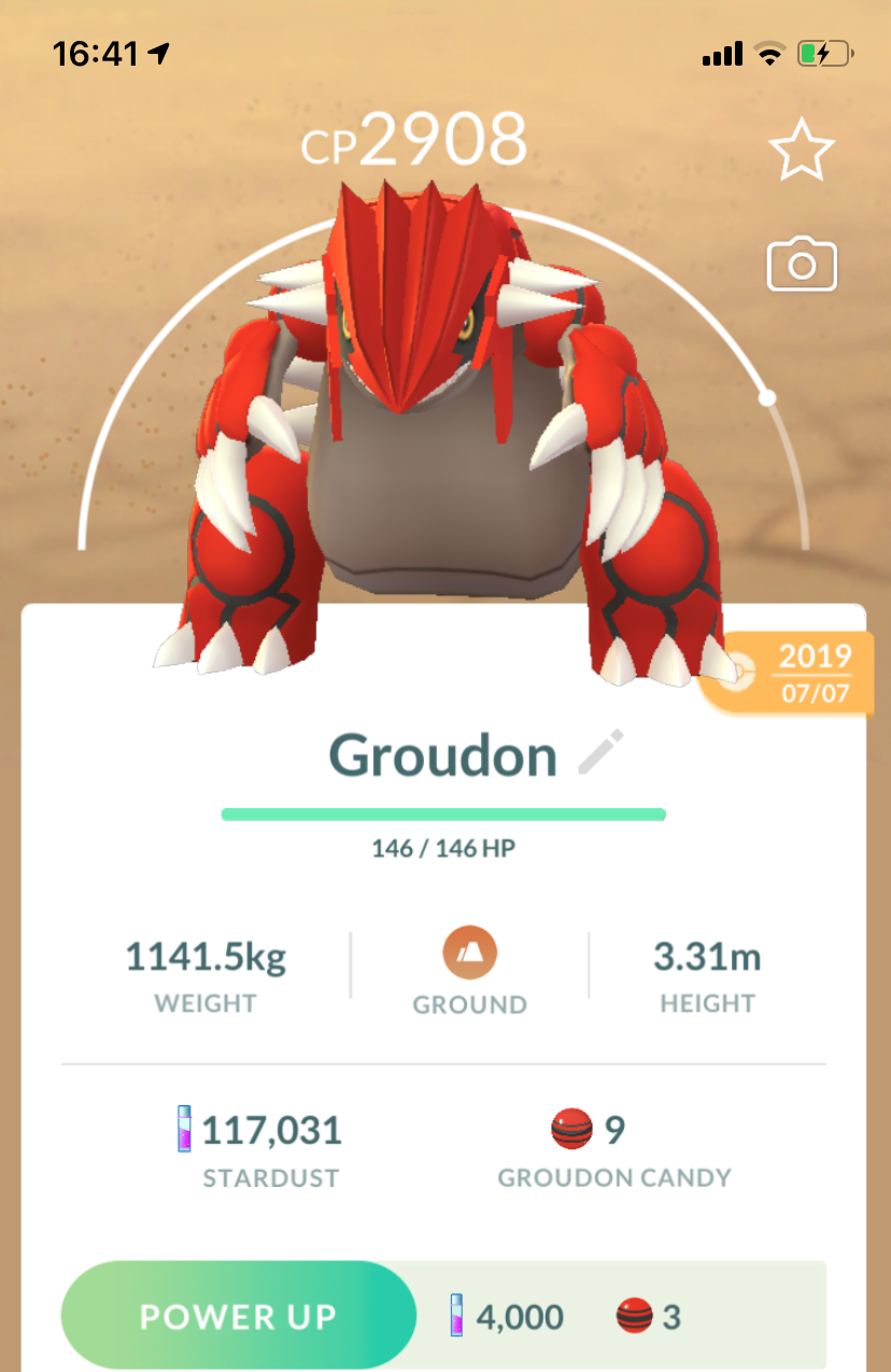 Groudon Trade - Pokemon GO Trade