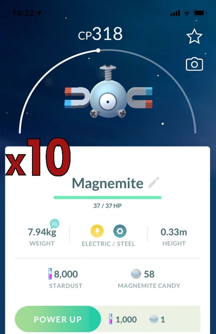 #081 - Magnemite [x10] - Pokemon GO Trade