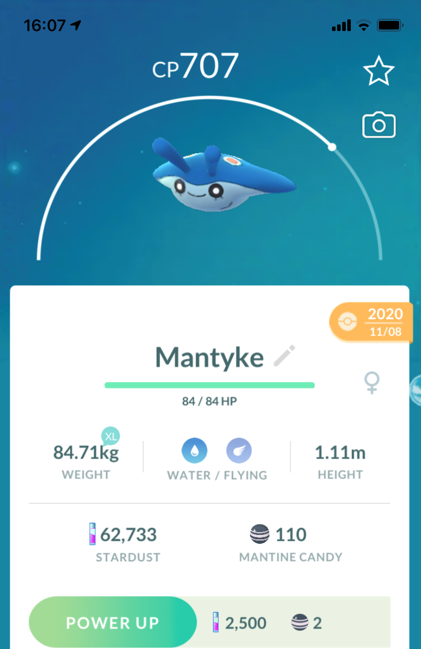 Mantyke Trade - Pokemon GO Trade