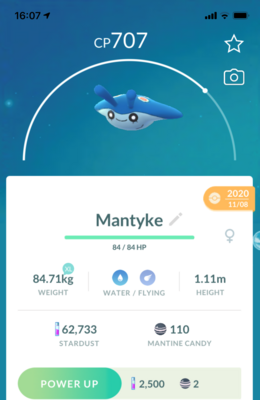 Mantyke Trade - Pokemon GO Trade