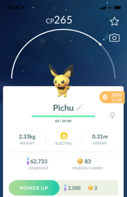 Pichu Trade - Pokemon GO Trade