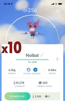 Noibat [x10] - Pokemon GO Trade