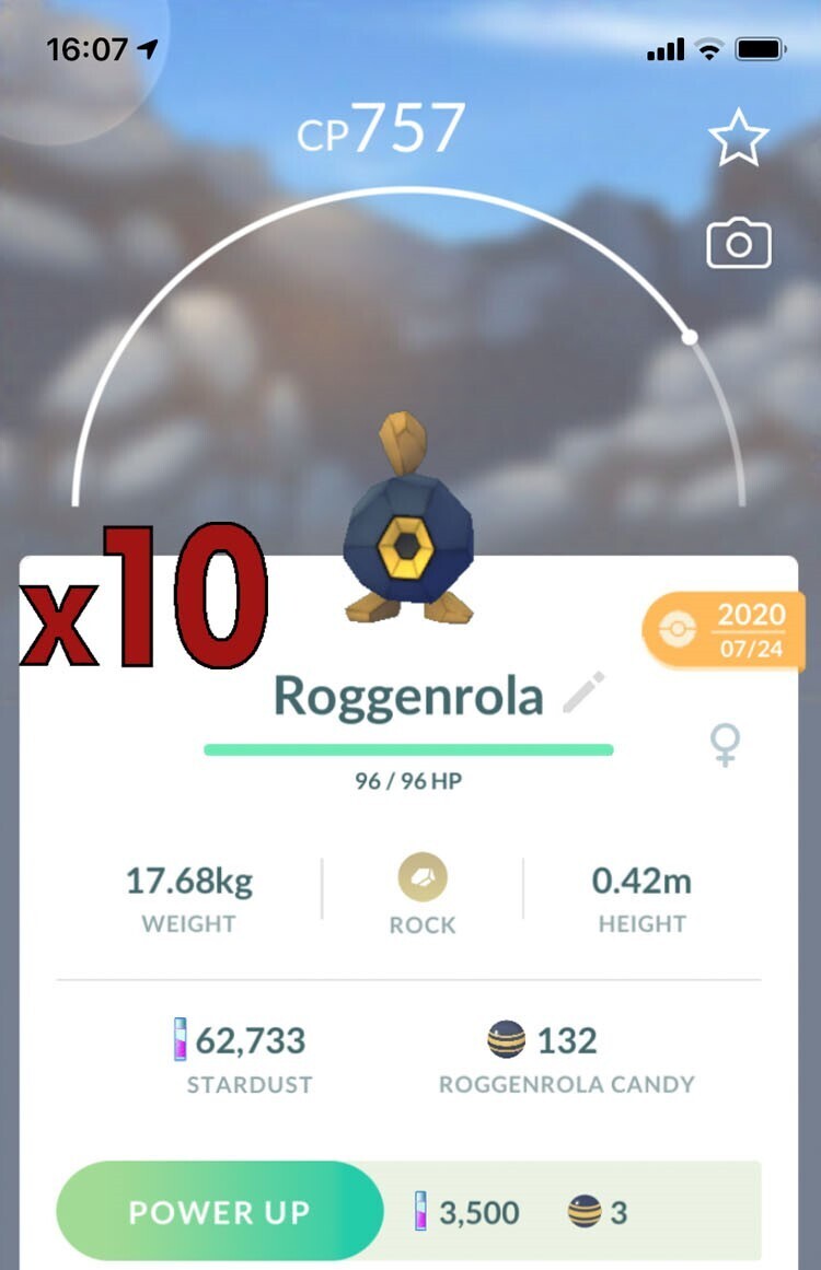 Roggenrola [x10] - Pokemon GO Trade