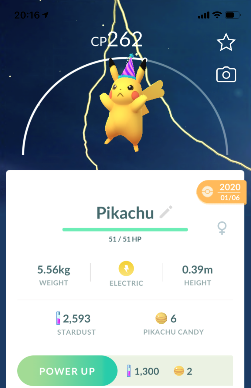 Pikachu Party Hat (Pink) - Pokemon GO Trade
