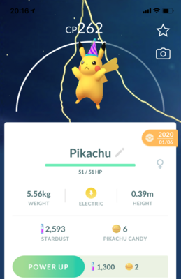 Pikachu Party Hat (Pink) - Pokemon GO Trade