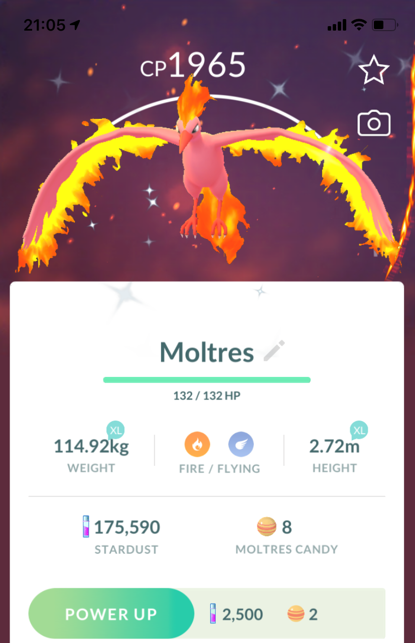 Shiny Moltres - Pokemon GO Trade