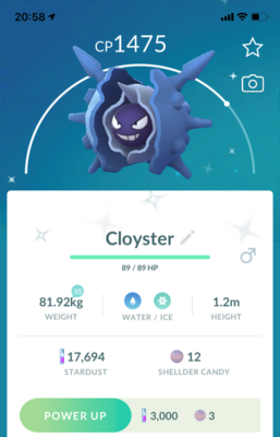 Shiny Cloyster - Pokemon GO Trade