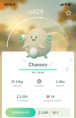 Shiny Chansey - Pokemon GO Trade