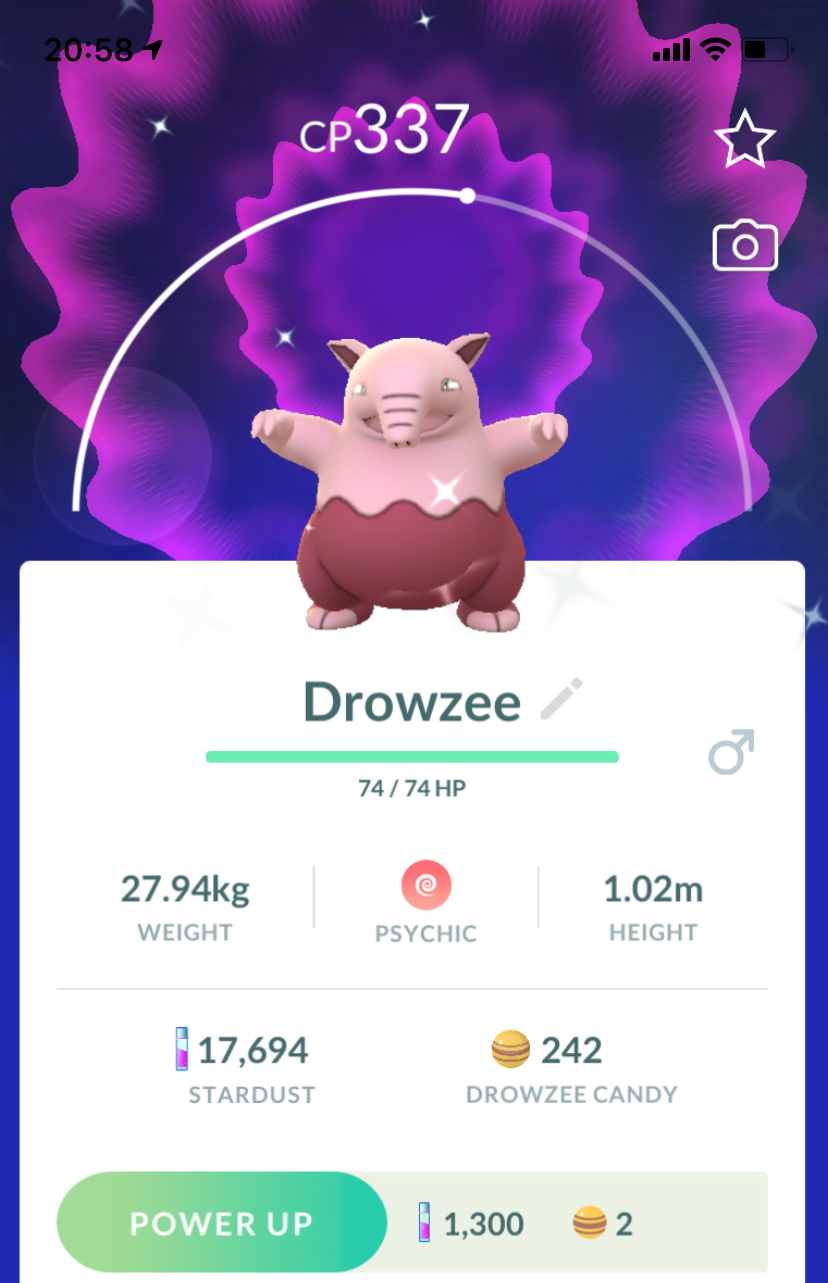 Shiny Drowzee - Pokemon GO Trade