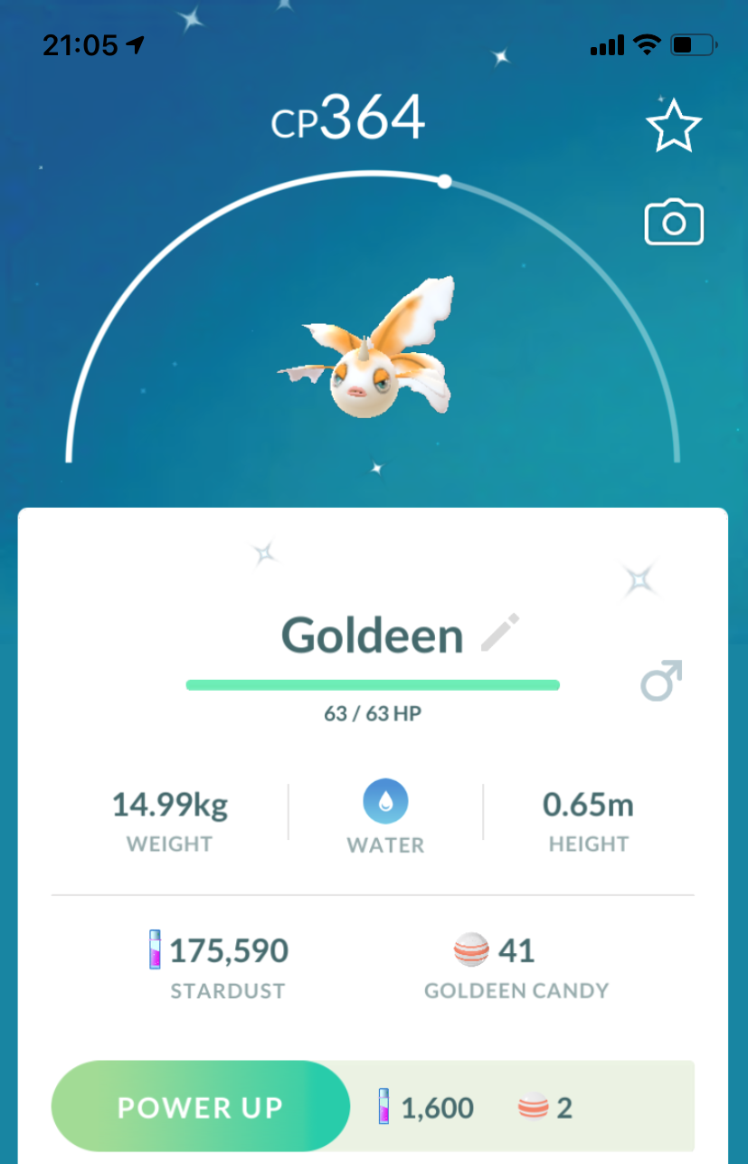 Shiny Goldeen - Pokemon GO Trade
