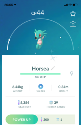Shiny Horsea - Pokemon GO Trade