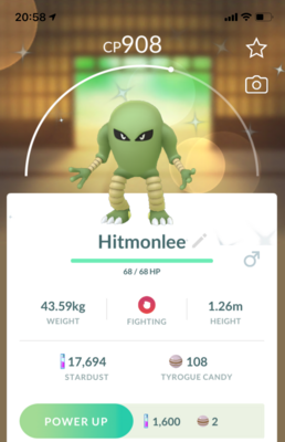 Shiny Hitmonlee - Pokemon GO Trade