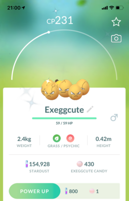 Shiny Exeggcute - Pokemon GO Trade