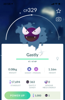 #092 - Shiny Gastly - Pokemon GO Trade