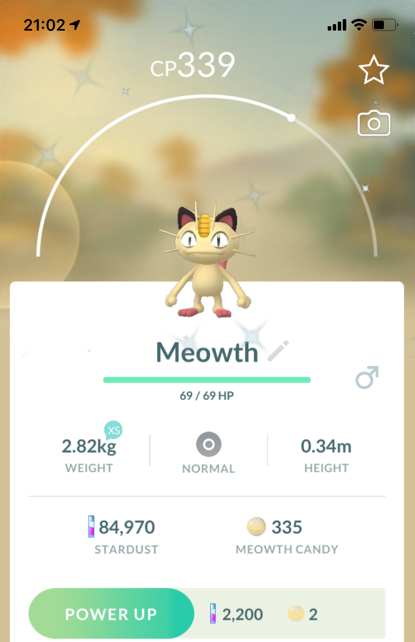 Shiny Meowth - Pokemon GO Trade