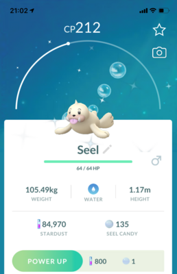 Shiny Seel - Pokemon GO Trade