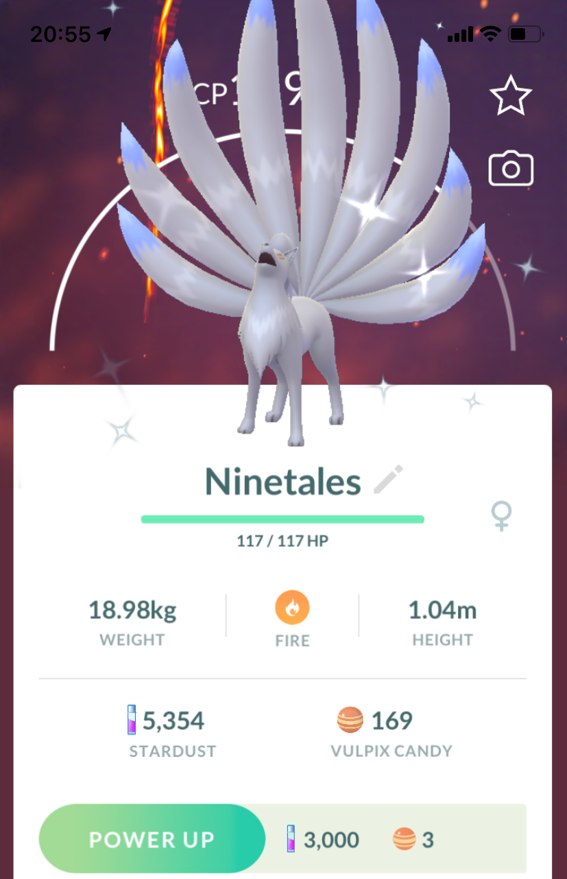 Shiny Ninetales - Pokemon GO Trade