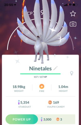 #038 - Shiny Ninetales - Pokemon GO Trade