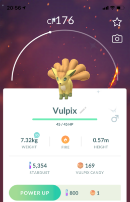 Shiny Vulpix - Pokemon GO Trade