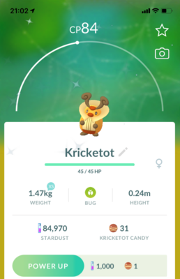 Shiny Kricketot - Pokemon GO Trade