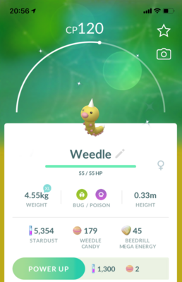Shiny Weedle - Pokemon GO Trade