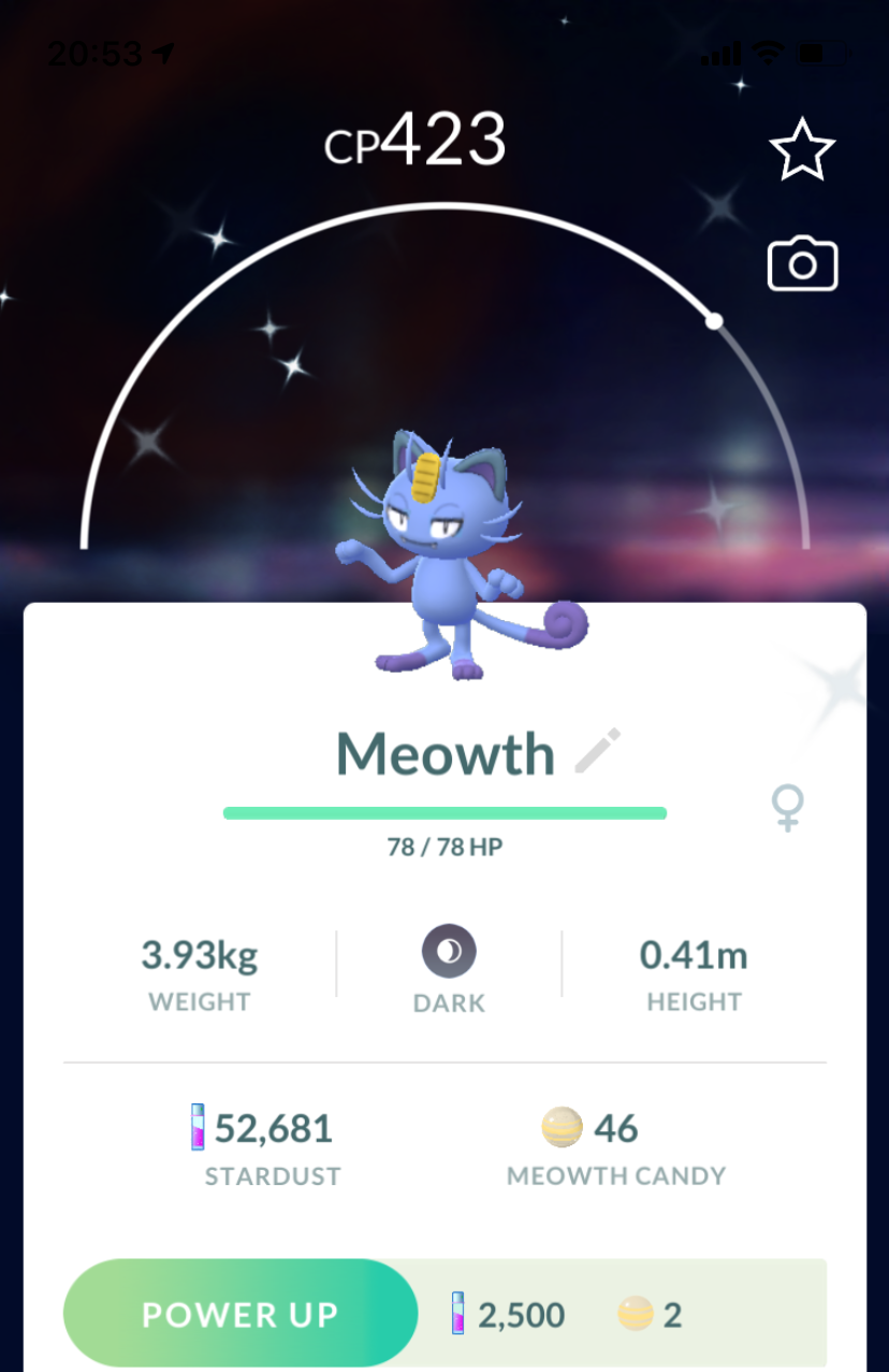 Shiny Alolan Meowth - Pokemon GO Trade