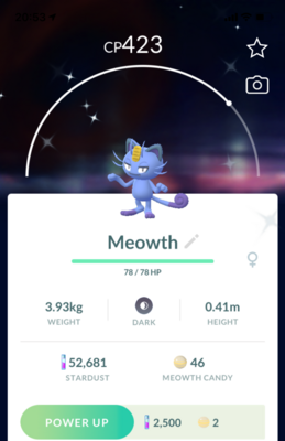 Shiny Alolan Meowth - Pokemon GO Trade