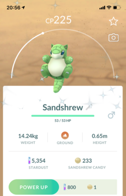 Shiny Sandshrew - Pokemon GO Trade