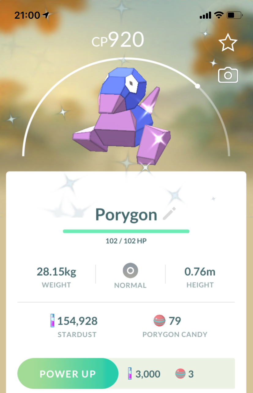 Shiny Porygon - Pokemon GO Trade