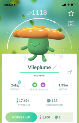 Shiny Vileplume - Pokemon GO Trade