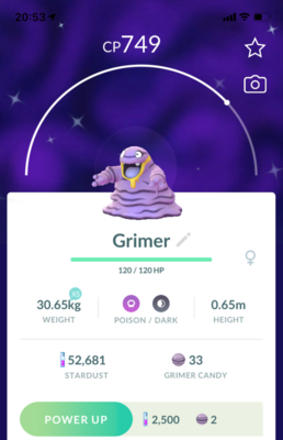 Shiny Alolan Grimer - Pokemon GO Trade
