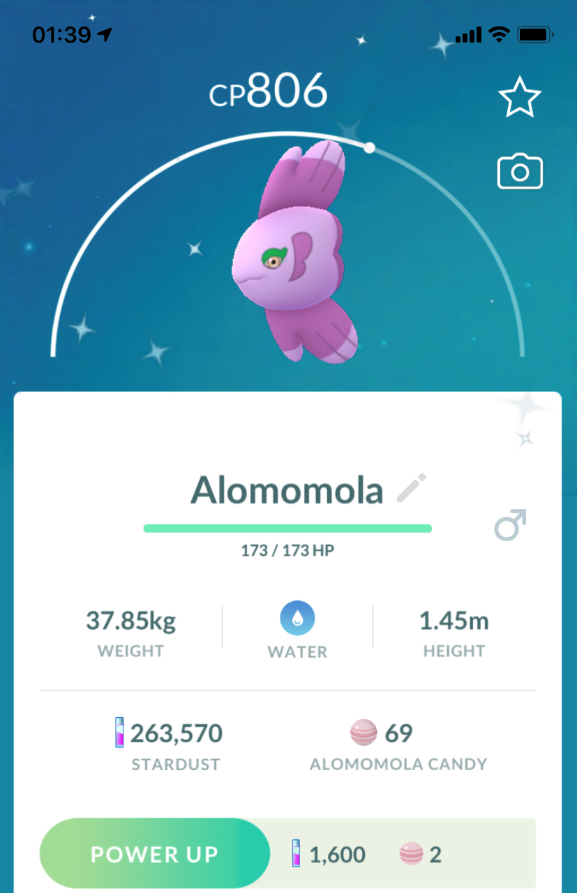 Shiny Alomomola - Pokemon GO Trade