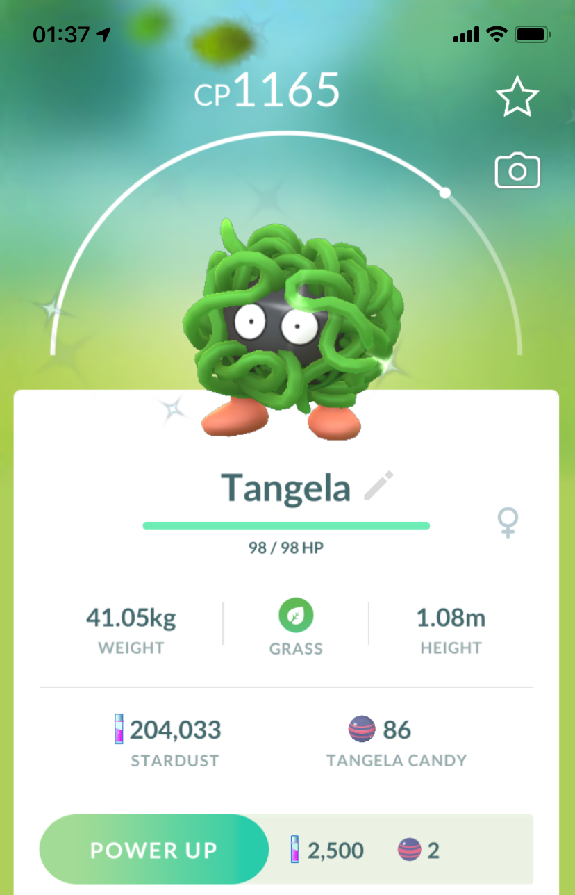 Shiny Tangela - Pokemon GO Trade