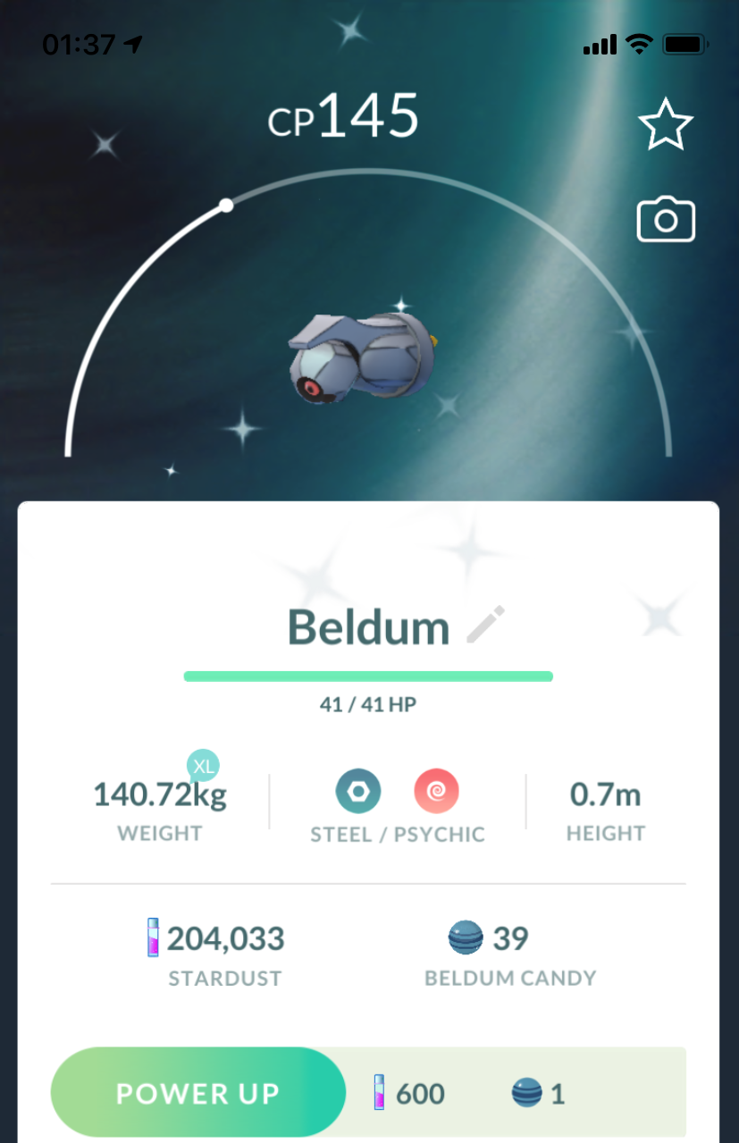Shiny Beldum - Pokemon GO Trade