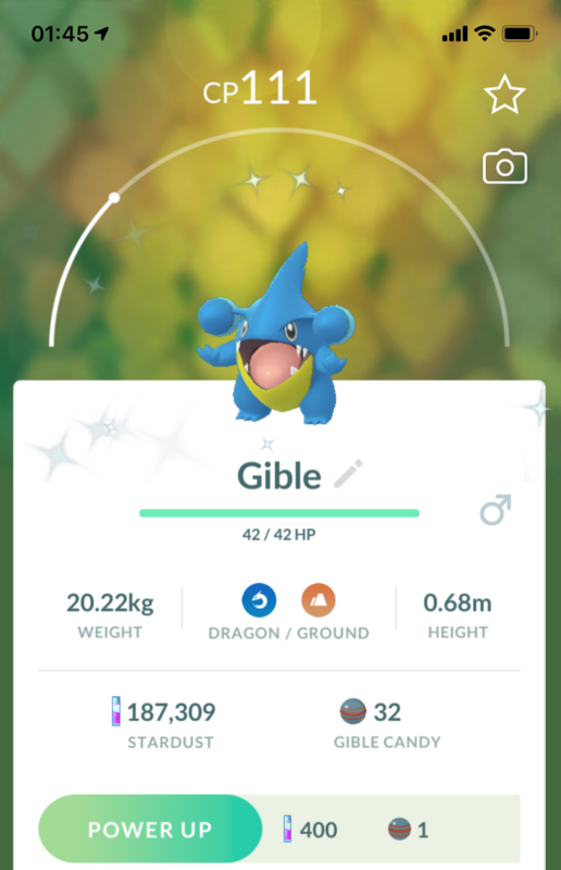 #443 - Shiny Gible - Pokemon GO Trade