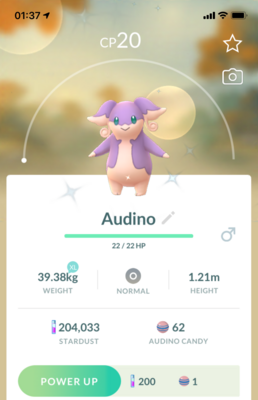 Shiny Audino - Pokemon GO Trade