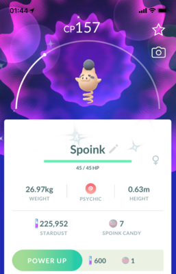 Shiny Spoink - Pokemon GO Trade