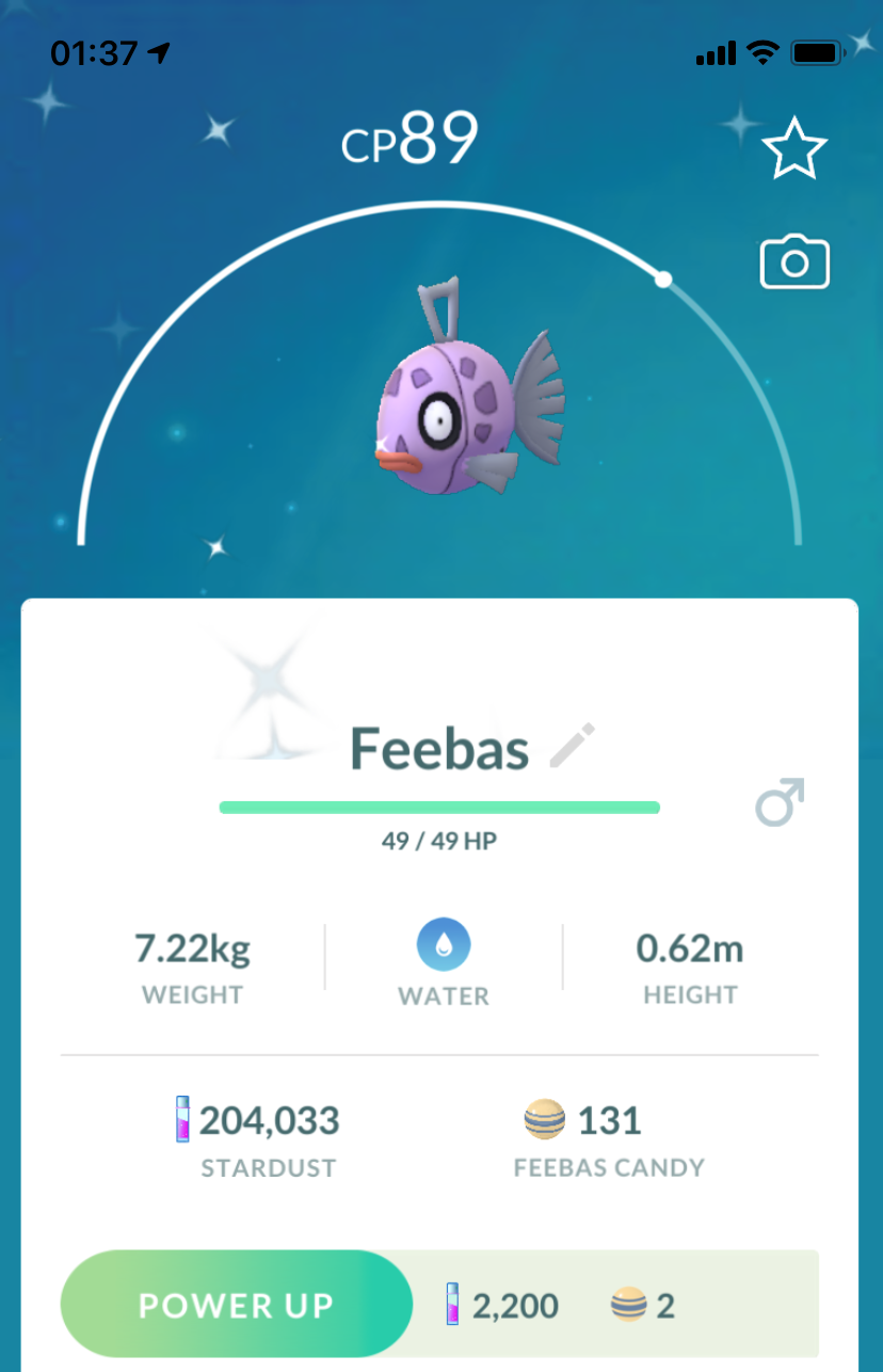 Shiny Feebas - Pokemon GO Trade