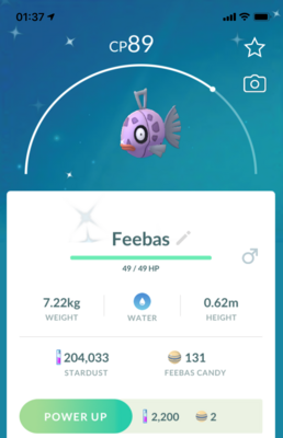 Shiny Feebas - Pokemon GO Trade