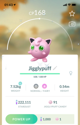 Shiny Jigglypuff - Pokemon GO Trade