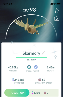 Shiny Skarmory - Pokemon GO Trade