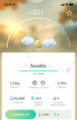 Shiny Swablu - Pokemon GO Trade