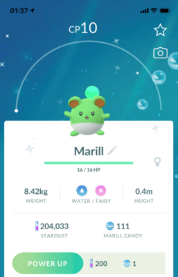 Shiny Marill - Pokemon GO Trade