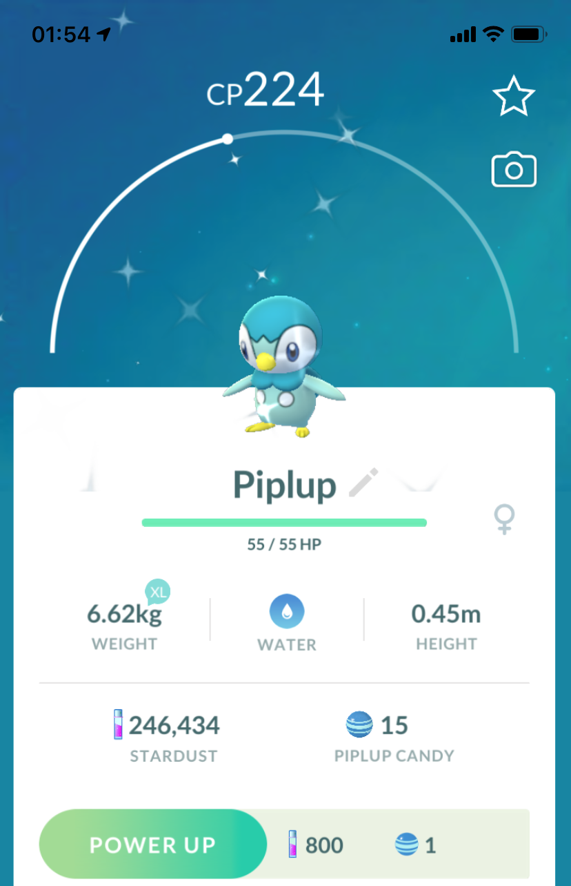 Shiny Piplup - Pokemon GO Trade