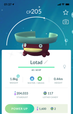 Shiny Lotad - Pokemon GO Trade